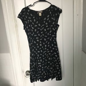 Band of gypsies floral button down swing dress